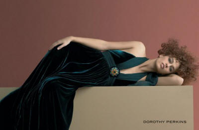 Velvet Evening Gown from Dorothy Perkins 